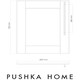 image 5 of Pushka Home Solid Brass Hexagonal Bar Handle 384mm - Black