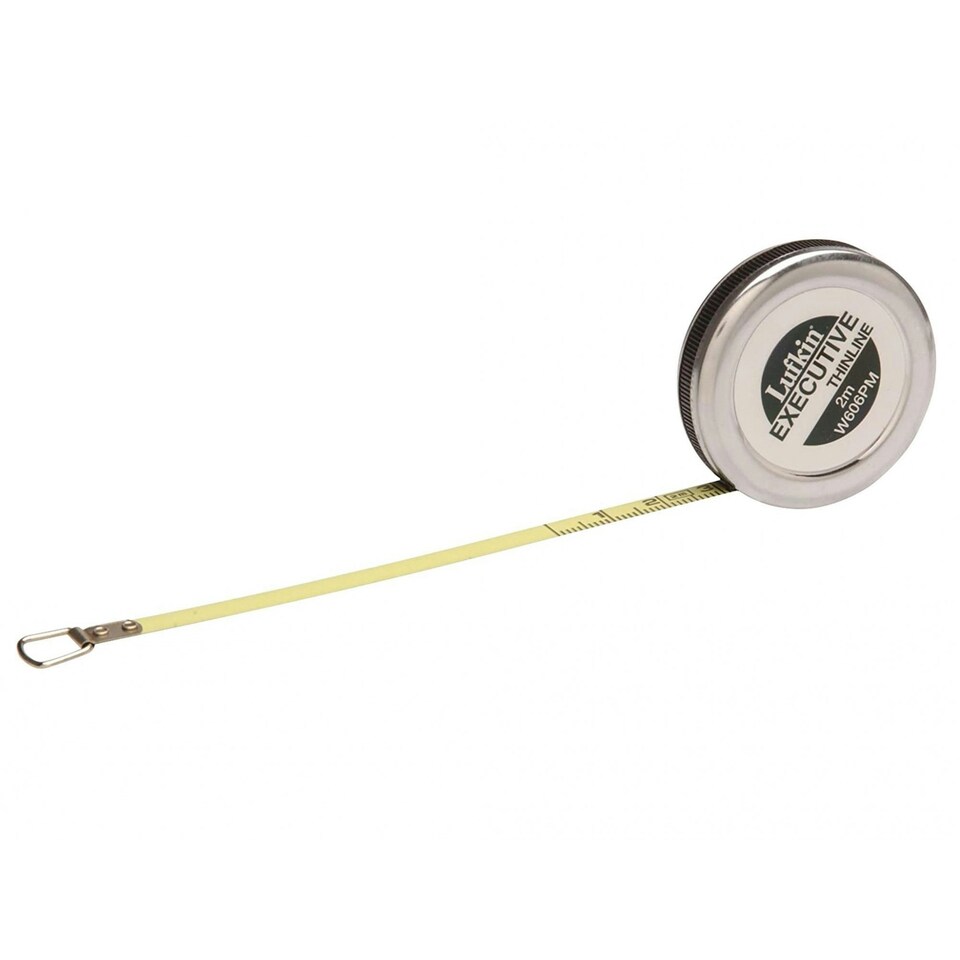 Crescent Lufkin W606 Executive Diameter Tape - Multi Colour - 2m (Width 6mm) (Metric only)