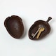 image 2 of Homescapes Brown Hollow Acorn Key Keeper Cast Iron