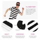 image 2 of Storybook Burglar Costume - Short Sleeve Top & Mask Black | S
