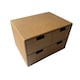 image 3 of Kraft Desktop Organiser Drawers Cardboard DIY Storage Box
