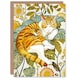 image 1 of Orange Tabby Cat Lover Him Her Birthday Card