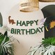 image 2 of Dinosaur Happy Birthday Banner Hanging Party Garland 3m