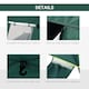 image 4 of Outsunny 2 Man Pop-up Beach Tent Sun Shade Shelter Hut w/ Windows Door Blue