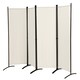 image 1 of COSTWAY 4 Panel 173cm Room Divider Folding Fabric Privacy Screen Wall Divider Indoor
