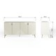 image 9 of Frank Olsen Ava Sideboard White | White