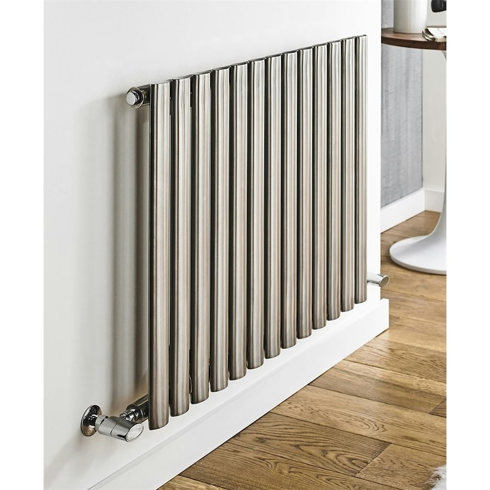 image 1 of 600mm (H) x 360mm (W) - Anthracite Horizontal Radiator (Paris) - SINGLE Panel - (0.6m x 0.36m) - Depth 55mm