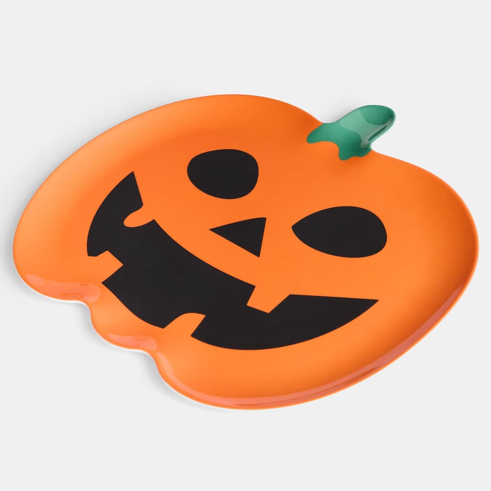 image 1 of OHS 2 Pack Large Halloween Melamine Serving Platters Collection Festive Party Trays