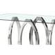 image 2 of Dining Table Home ESPRIT Steel Tempered Glass 160 x 90 x 76 cm N/A