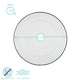 image 3 of Argon Tableware White Enamel Dinner Plates - 25.5cm - Green - Pack of 6 Green