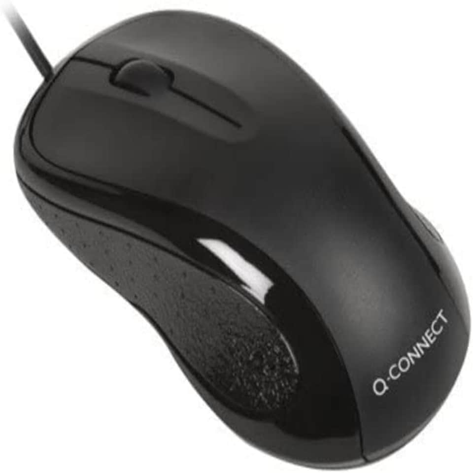 image 1 of Q-Connect Black Scroll Wheel Mouse