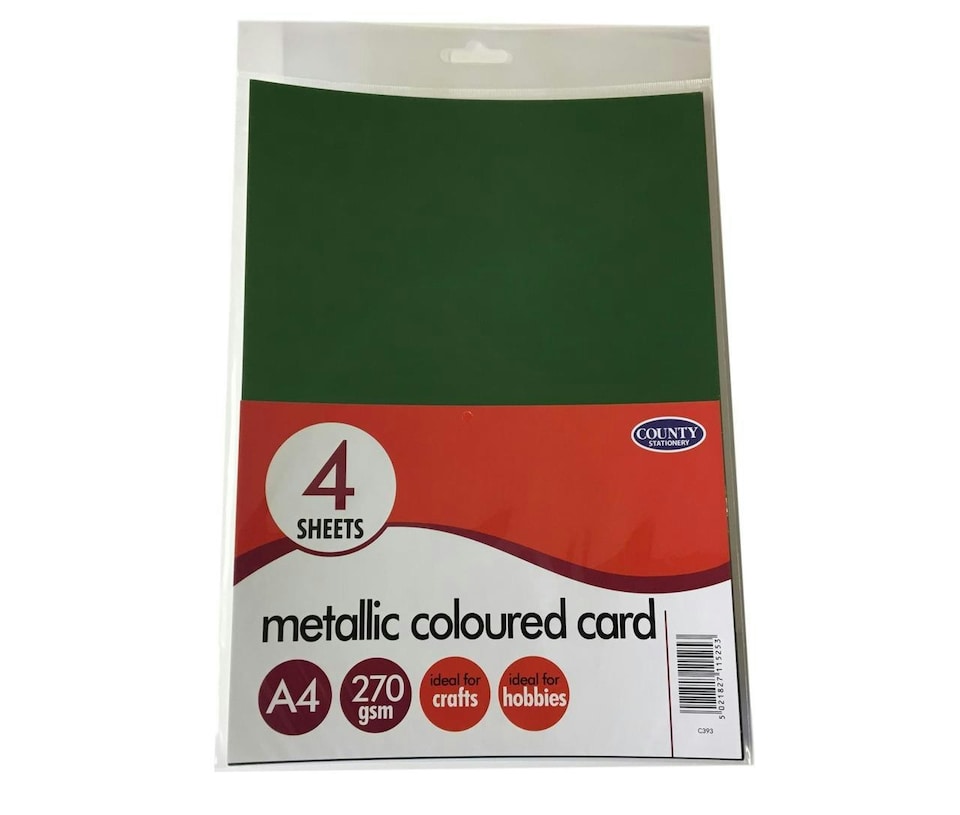 image 1 of 4 A4 Metallic Card Pack 270gsm