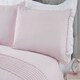 image 3 of Pom Poms Polycotton Duvet Cover Set with Pillowcase | Pink | King | 1