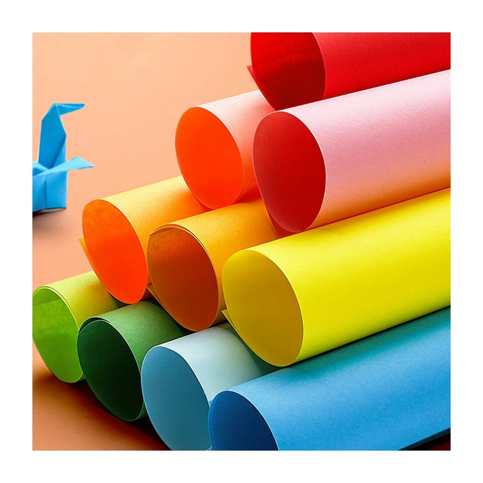 image 1 of Pack of 50 A4 Coloured Card 160gsm Sheets Orange | Orange | A4