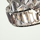 image 2 of ValueLights Hudson Silver Ceiling Pendant Shade Smoked Grey