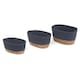 image 1 of Tulla Seagrass Basket Set Slate