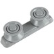 image 3 of Kenwood Dishwasher Basket Slide Rail Runner Support Guide Rounded Wheels (1 Set)