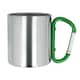 image 2 of MidOcean Trumbo Metal Carabiner Clip Mug - Green - One Size
