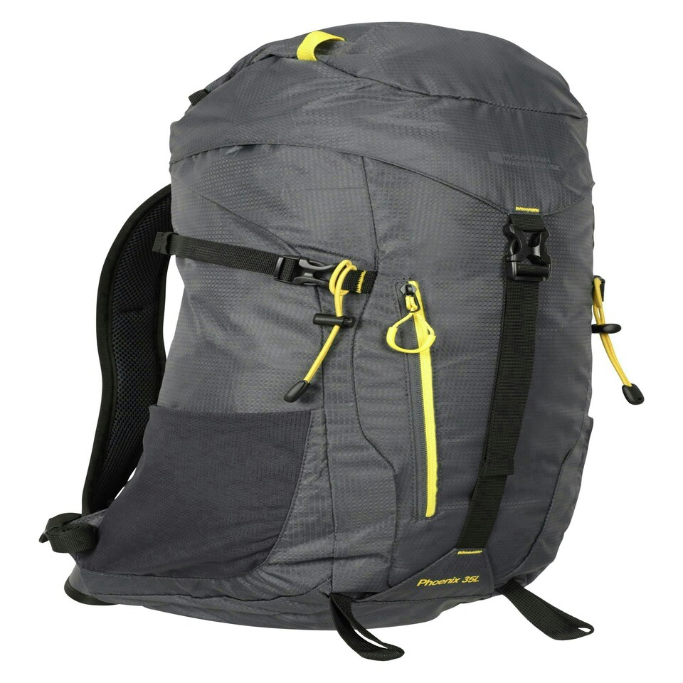 image 1 of Mountain Warehouse Phoenix Extreme Backpack Waterproof Rain Cover Hiking Bag Grey