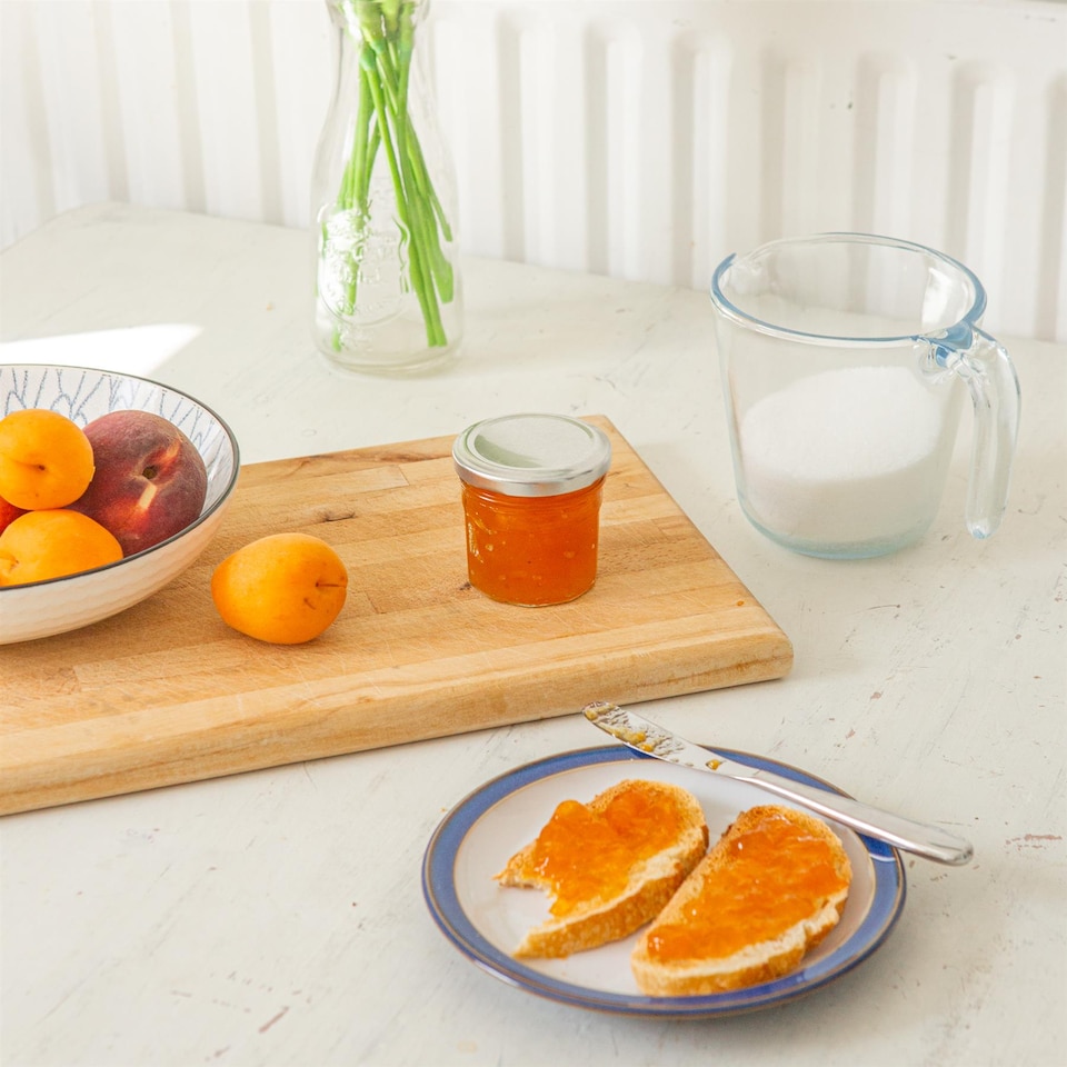 image 1 of Argon Tableware Glass Jam Jars with Lids - 110ml - Pack of 6