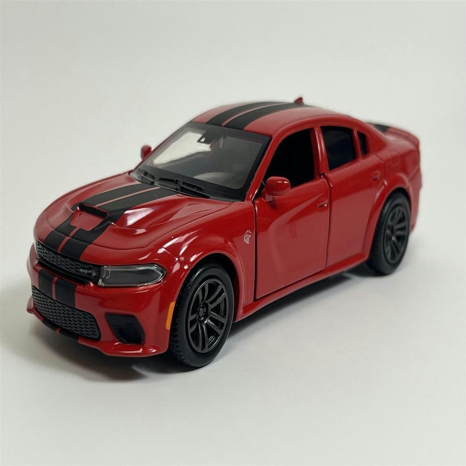 image 1 of Dodge Charger Red LHD Pull and Go 1:36 Scale Tayumo 36145215