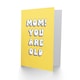 image 2 of You Are Old Simple Bright Retro Yellow My Mum Birthday Card