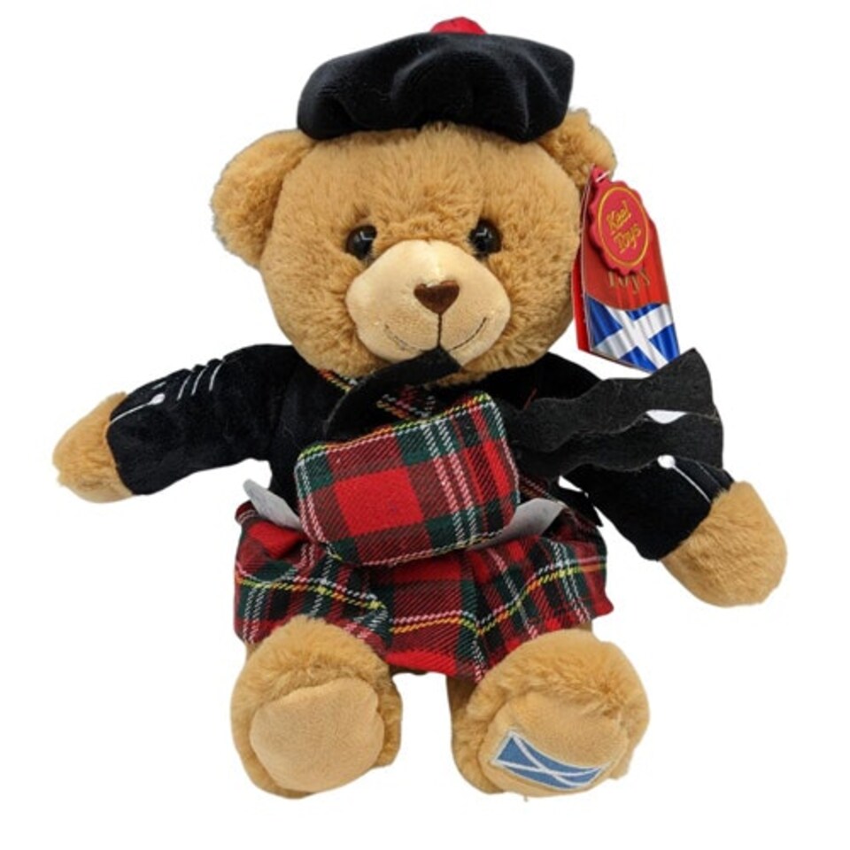 25cm Scottish Piper Bear