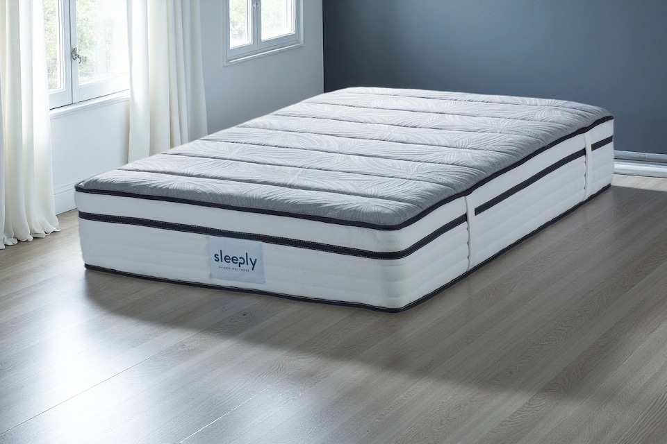 image 1 of Sleeply Hybrid Mattress 2000 Pocket Sprung multi layered soft touch - Super King | Grey