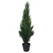 Outdoor UV Cedar Topiary Tree Artificial 90cm Realistic Plant Botanik | Green | One Size