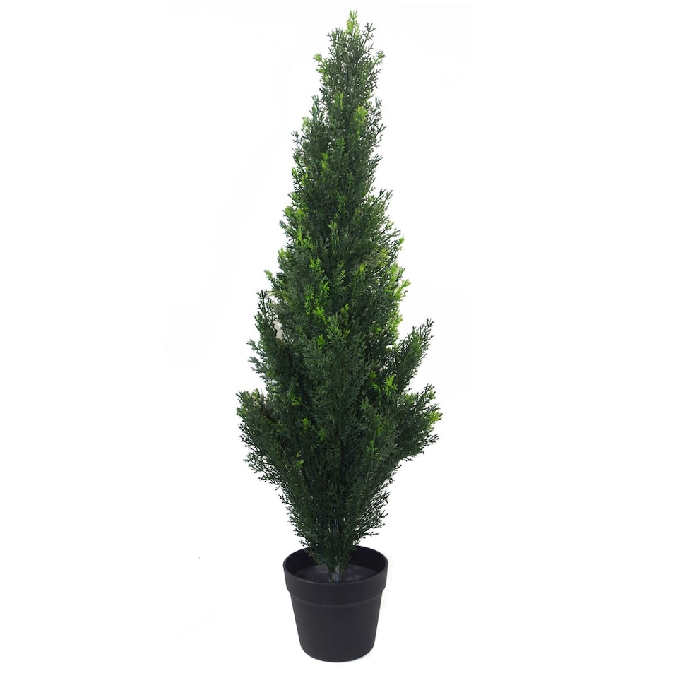 image 1 of Outdoor UV Cedar Topiary Tree Artificial 90cm Realistic Plant Botanik | Green | One Size