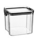 image 1 of Argon Tableware Food Storage Container - 700ml - Black Reusable Airtight Stackable Meal Prep Lunch Box with Clip-Lock Lid