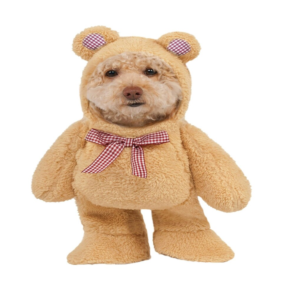 Walking Teddy Bear Pet Costume - XS - RUBIES N/A | XS