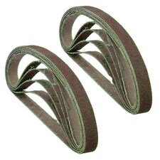 330mm x 10mm Mixed Grit Durable Abrasive Sanding Power File Belts Sander 10pk