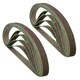 image 1 of 330mm x 10mm Mixed Grit Durable Abrasive Sanding Power File Belts Sander 10pk