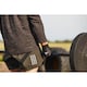 image 4 of Adidas Full Finger Essential Gloves — Black, Aeroready Weightlifting Gloves, Touchscreen-Compatible | Black | Black | M
