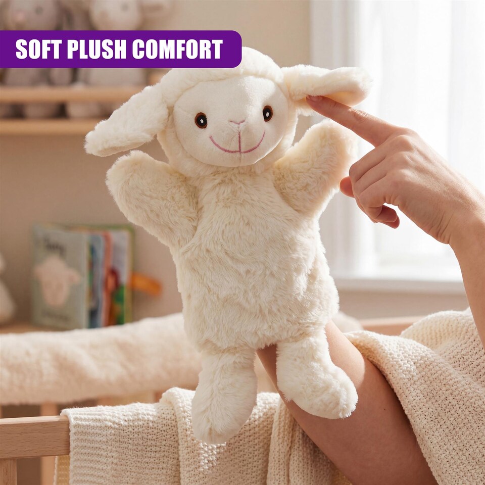 image 1 of The Magic Toy Shop Animal Hand Puppets Set of 6 Storytelling Kids Toys