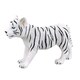 image 2 of MOJO Wildlife & Woodland White Tiger Cub Standing Toy Figure, Black/White (387014)