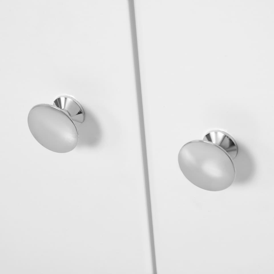 image 1 of HOMCOM Sideboard Storage Cabinet Cupboard, Open Bookcase with 2 Doors 5 Compartments Wooden Modern Style for Living Room Bedroom Kitchen 80 x 23 x 123 cm, White