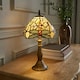 image 1 of ValueLights Tiffany Multicolour Table Lamp
