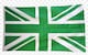image 3 of Union Jack Flag Green 5x3ft With Eyelets | Multi
