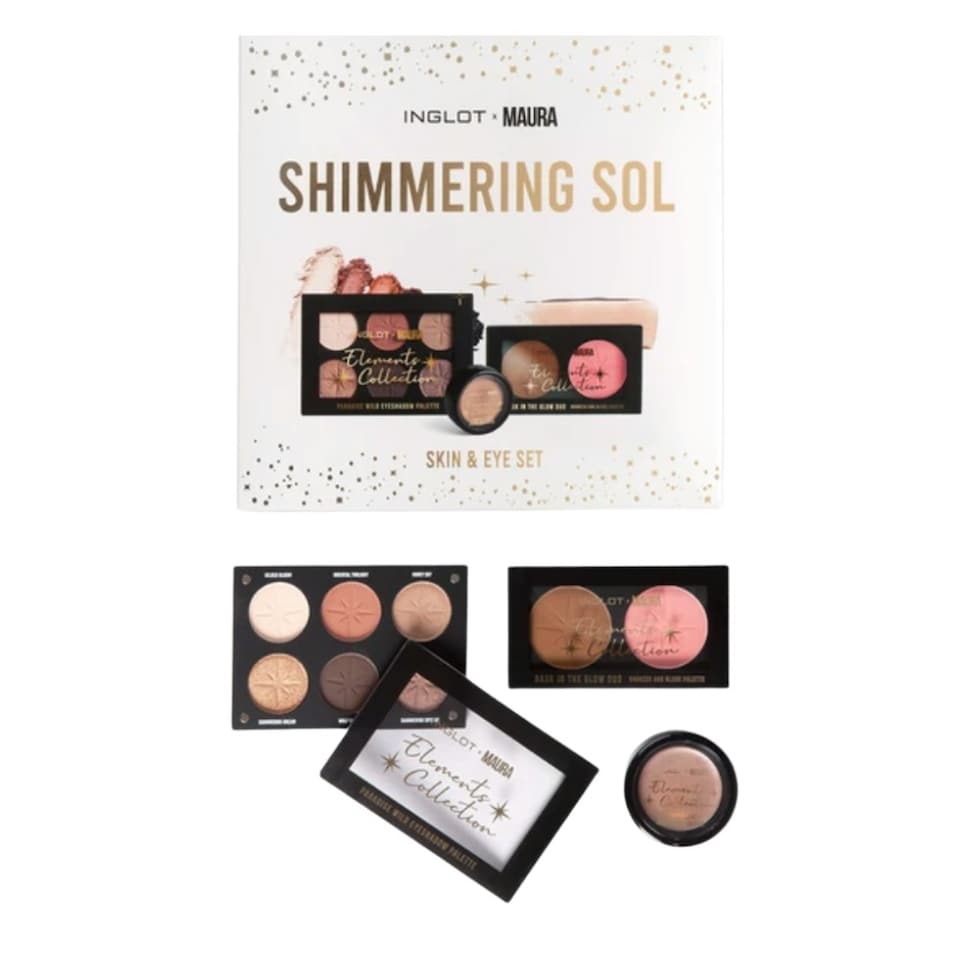 image 1 of Inglot x Maura Christmas Shimmering Sol Elements Gift Set