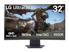 LG UltraGear 32GS60QC-B 32" Quad HD 180 Hz VA Curved Black Gaming Monitor