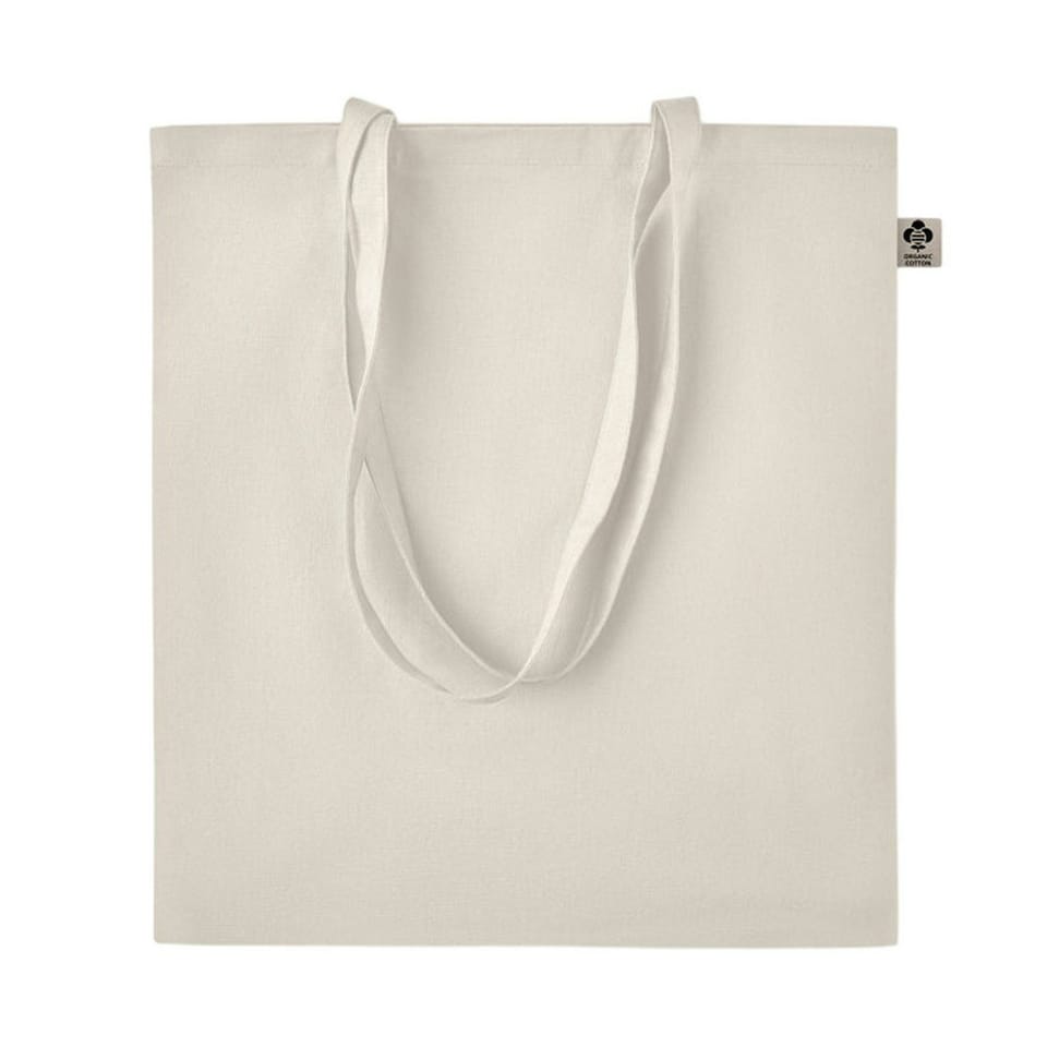image 1 of MidOcean Zimde Organic Cotton Tote Bag - Beige - One Size | Brown