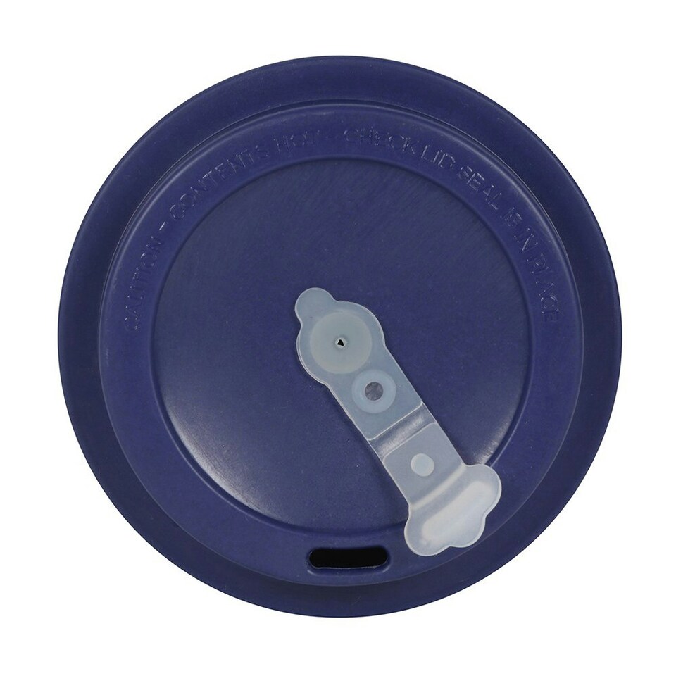 image 1 of Something Different Fortune Teller Bamboo Travel Mug - Off White/Navy - One Size