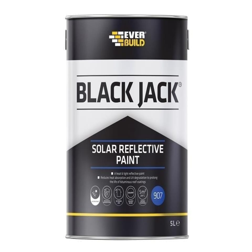 Black Jack 907 Solar Reflective Paint 5 litre - EVB90705