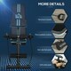 image 8 of HOMCOM Foldable Dumbbell Bench Weight Training, 7 Incline Adjustable, Blue