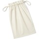 image 2 of Westford Mill Soft Organic Cotton Drawcord Bag - Natural - S Cream | S