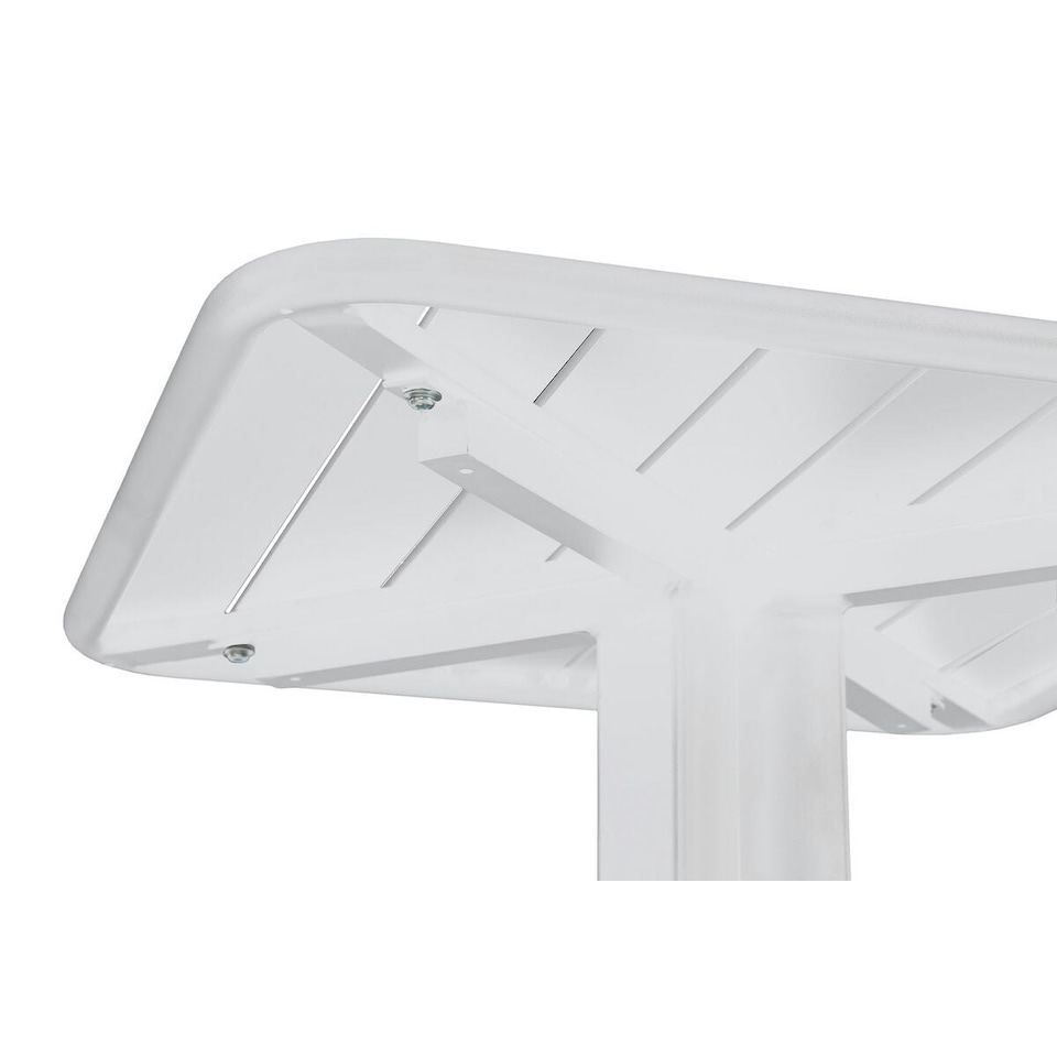 image 1 of Table set with 2 chairs Home ESPRIT White Metal polypropylene 60 x 60 x 102 cm N/A