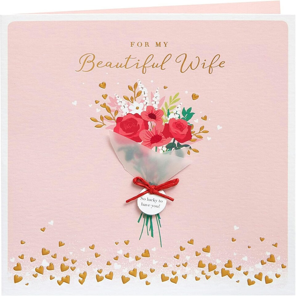 image 1 of Beautiful Design Wife Valentine's Day Card