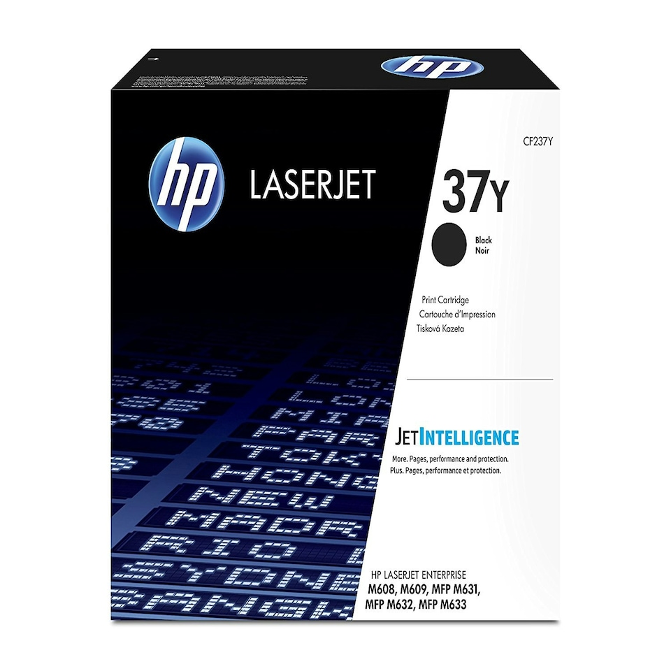 HP 37Y Black Extra High Yield Toner 41K pages for HP LaserJet Enterprise M607/M608/M609/MFP M631/MFP M632/MFP M633 - CF237Y N/A